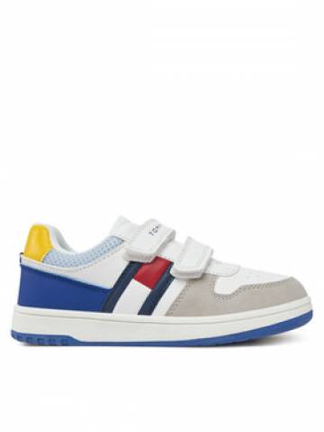 Tommy Hilfiger Снікерcи Flag Low Cut Velcro Sneaker T1X9-33844-1269 S Білий Tommy Hilfiger Снікерcи Flag Low Cut Velcro Sneaker T1X9-33844-1269 S Білий