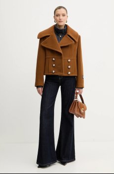 Пальто с добавлением шерсти Patou