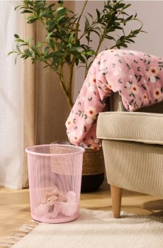 Відро для сміття - пастельний рожевий