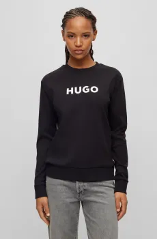 Женский черный свитшот Черный XL HUGO 50470571;001