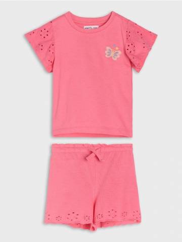 Трикотажний комплект - рожевий