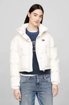 Женский белый пуховик TJW BACK FLAG ALASKA EXT Белый XXS Tommy Jeans DW0DW18820