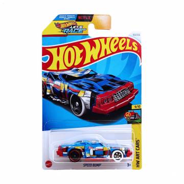 Базовый автомобиль Hot Wheels Speed Bump, синий с белыми кубиками, от 3 лет, 11*3.5*11 см (5785) Базовый автомобиль Hot Wheels Speed Bump, синий с белыми кубиками, от 3 лет, 11*3.5*11 см (5785)