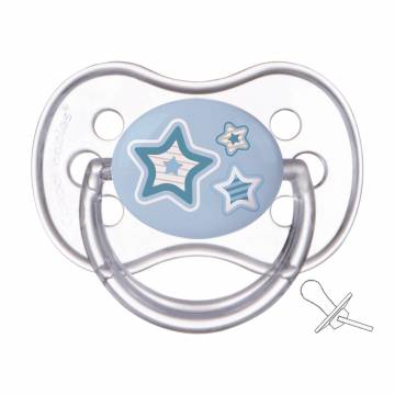 Пустышка силиконовая симметричная Canpol Babies Newborn baby, синие звезды, от 1.5 лет, 1 шт (22/582_blu) Пустышка силиконовая симметричная Canpol Babies Newborn baby, синие звезды, от 1.5 лет, 1 шт (22/582_blu)