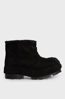Черные замшевые полусапоги HAMMER / D-HAMMER CH MD BOOTS Черный 43 Diesel Y03456 P6898