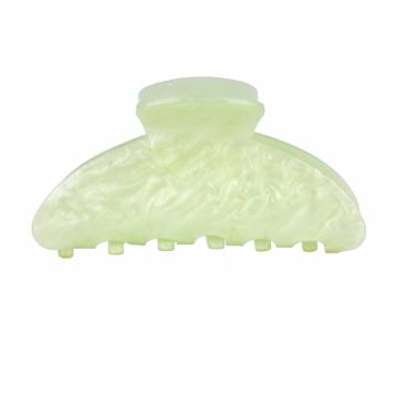 Заколка-краб для волос Tito Beauty Nikol перламутр, зеленая, 1 шт