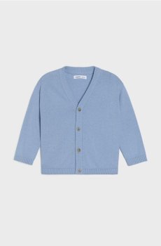 Джемпер з декоративними ґудзиками - light blue