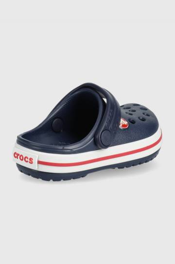 Детские шлепанцы Crocs цвет синий Детские шлепанцы Crocs цвет синий