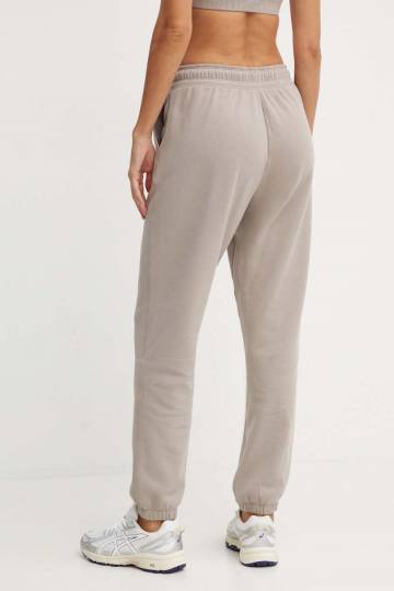 Спортивные штаны Dkny цвет коричневый однотонные DP4P3471 Спортивные штаны Dkny цвет коричневый однотонные DP4P3471