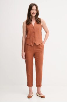 Льняные брюки United Colors of Benetton