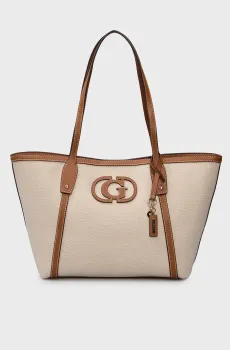 Женская бежевая сумка SEBINA TOTE Бежевый ONESIZE Guess HWAG9524230