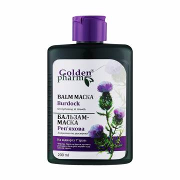 Бальзам-маска для волос Golden Pharm Burdock Balm Mask Репейная, 200 мл Бальзам-маска для волос Golden Pharm Burdock Balm Mask Репейная, 200 мл