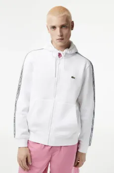 Мужская белая толстовка Белый L-XL Lacoste SH5065001