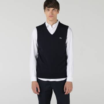 Lacoste светр чоловічий з V-вирізом Lacoste светр чоловічий з V-вирізом