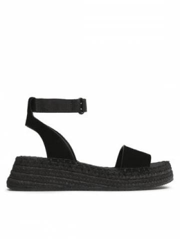 Calvin Klein Jeans Еспадрильї Sporty Wedge Rope Su Con YW0YW00977 Чорний Calvin Klein Jeans Еспадрильї Sporty Wedge Rope Su Con YW0YW00977 Чорний