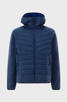 Мужская темно-синяя куртка HYBRID FIX HOOD PRIMALO Синий 56 CMP 34P1817-N825