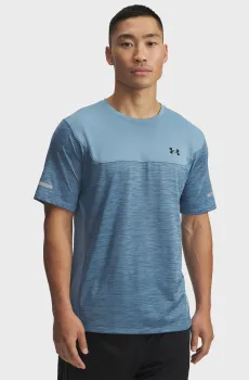 Мужская голубая футболка UA Tech Utility SS Голубой S Under Armour 6004965-403