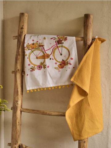 Серветки кухонні, 2 шт. - помаранчевий