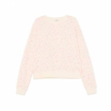 Cropp - Худі з візерунком - кремовий