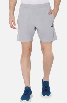 hummel Men Grey Running Sports Shorts