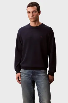Мужской темно-синий джемпер RELAXED Синий XL Calvin Klein Jeans LV04RC309G