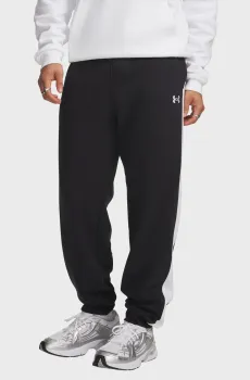 Мужские черные спортивные брюки UA Rival Fleece Nov Pants Черный XL Under Armour 6009352-001