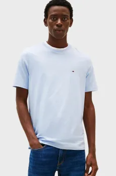 Мужская голубая футболка ESS SEASONAL REG FIT SOLID TEE Голубой S Tommy Hilfiger MW0MW39995