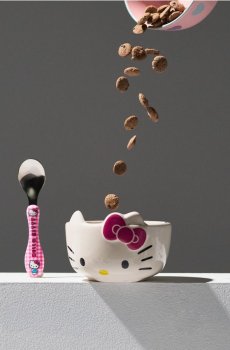 Керамічна миска Hello Kitty - різнобарвний
