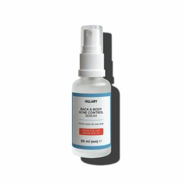 Сироватка для проблемної шкіри з саліциловою кислотою Hillary Back & Body Acne Control Serum, 50 мл Сироватка для проблемної шкіри з саліциловою кислотою Hillary Back & Body Acne Control Serum, 50 мл