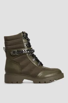 Женские оливковые ботинки Оливковый 37 Guess FL8RSD.FAB10;OLIVE