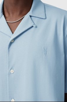 Хлопковая рубашка AllSaints HUDSON