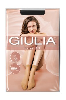 Носки женские Giulia Easy 40 DEN, Nero, 2 пари