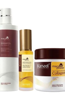 Набор для волос Karseell Maca Power Maca Essence Moisturizing Repair Set (маска, 500 мл + масло, 50 мл + шампунь, 500 мл)