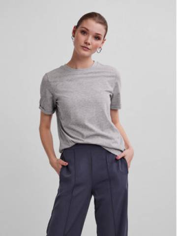 Pieces Футболка Ria 17086970 Сірий Regular Fit Pieces Футболка Ria 17086970 Сірий Regular Fit