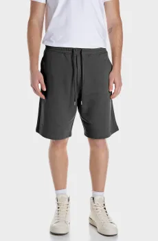 Мужские черные шорты Черный L Replay M9032 .000.23802