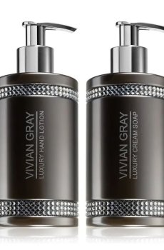 Набор для рук Vivian Gray Grey Crystals (жидкое крем-мыло, 250 мл + лосьон для рук, 250 мл)
