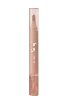 Двухсторонний блеск-масло для губ 2 в 1 Pupa Vamp! Marker Duo 001 Watery Nude, 1.4 мл