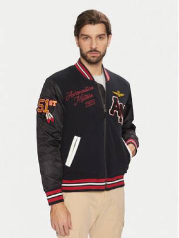 Aeronautica Militare Куртка бомбер 242AF484CT3413 Чорний Regular Fit Aeronautica Militare Куртка бомбер 242AF484CT3413 Чорний Regular Fit