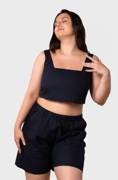 Женские темно-синие шорты Синий S brabrabra HOM2424013