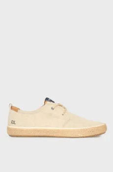 Мужские бежевые эспадрильи PORT LINEN Бежевый 42 Pepe Jeans PMS10330