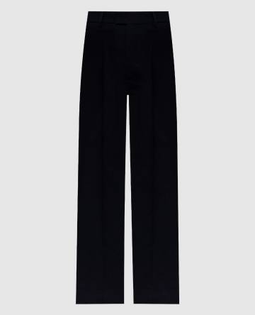 Черные брюки клеш Maaike из шерсти Черные брюки клеш Maaike из шерсти