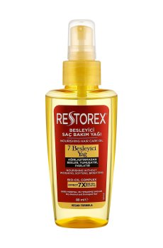 Питательное масло для волос Restorex Nourishing Hair Care Oil 7 масел, 80 мл