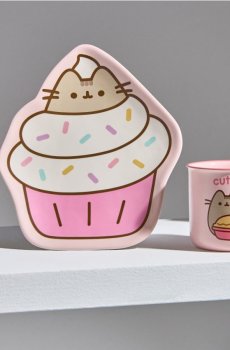 Керамічна тарілка Pusheen the Cat - різнобарвний
