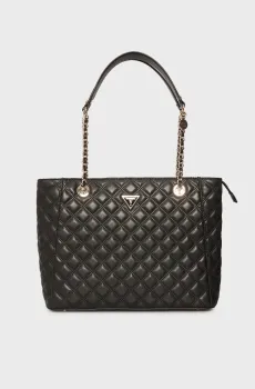 Женская черная сумка GIULLY II LARGE Черный ONESIZE Guess HWQG9673240