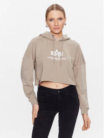Alpha Industries Світшот Basic 116057 Бежевий Regular Fit Alpha Industries Світшот Basic 116057 Бежевий Regular Fit