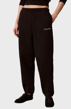 Женские черные спортивные брюки BRUSHED Черный M Calvin Klein LVGWS6P658