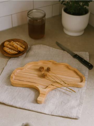 Таця сервірувальна - бежевий