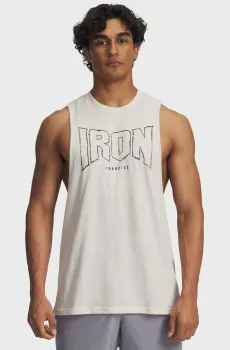 Мужская белая майка Pjt Rck Tank Белый S Under Armour 6006257-279