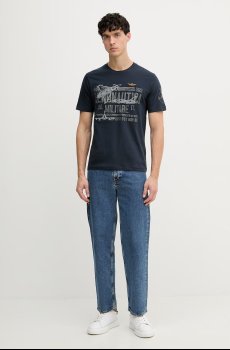 Хлопковая футболка Aeronautica Militare