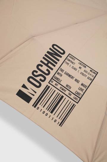 Зонтик Moschino цвет бежевый 8941 Зонтик Moschino цвет бежевый 8941
